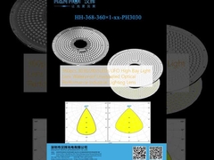 360pcs 3030/2835LEDs UFO हाई बे लाइट लेंस वाटरप्रूफ बेजोड़ ऑप्टिकल परफॉर्मेंस इंडस्ट्रियल लाइटिंग लेंस