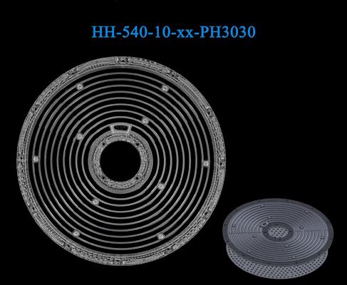 Φ293mm Size 3030/2835LEDs Popular Precision Lighting LED Lens For 10 Rings UFO High Bay Light 