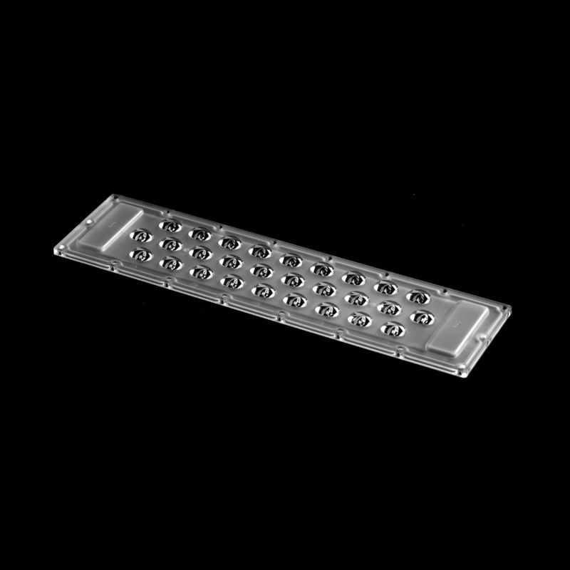 260×68mm PC Street Light Lens 92% Transmittance for 3030 LED